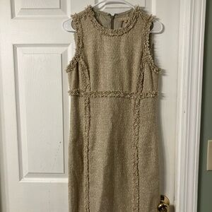 Chic Tan Sleeveless Dress